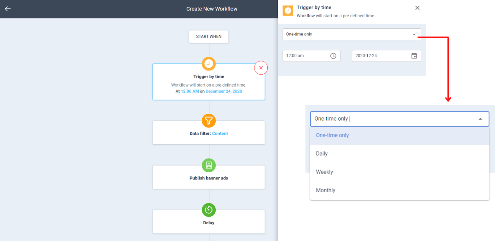 workflow automation campaign activities