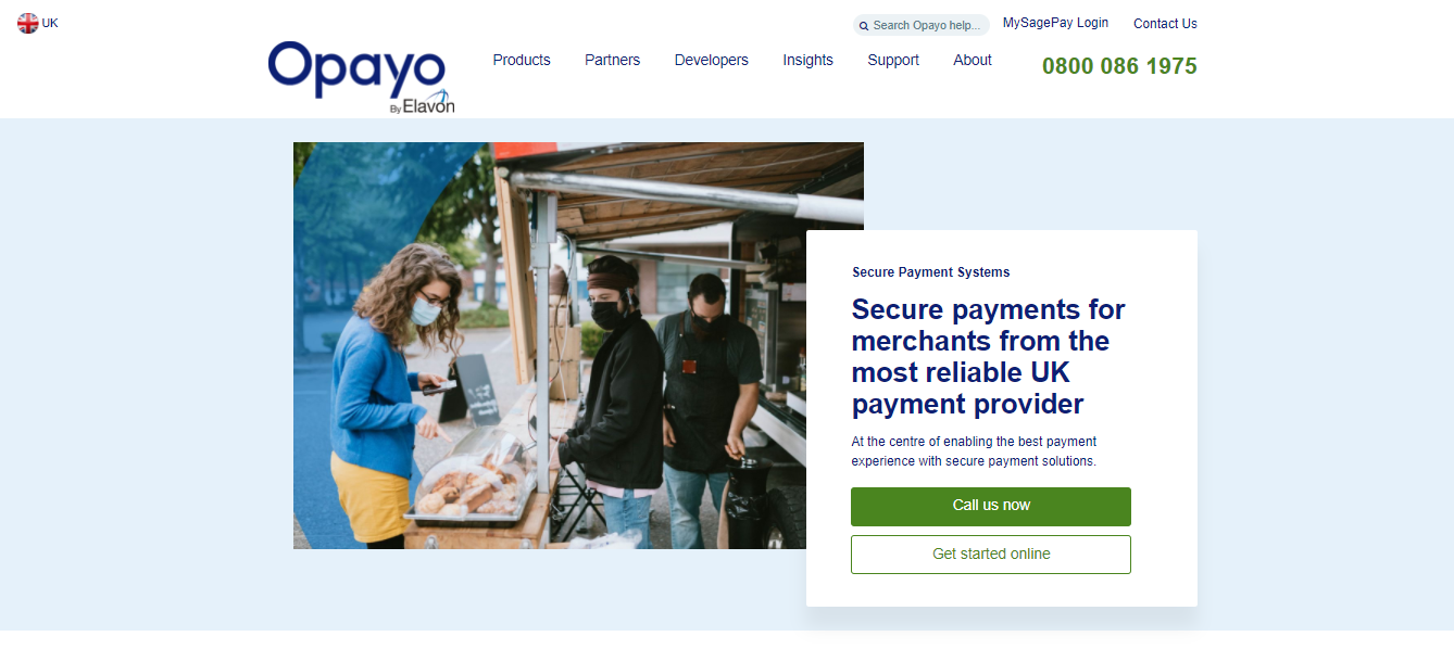 Opayo payment gateway for Shopify merchants